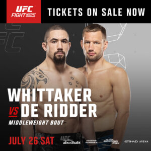 UFC Retorna a Abu Dhabi com um Grande Combate!