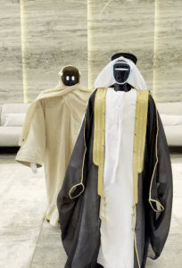 O Casamento Futurista de Dois Robôs em Dubai